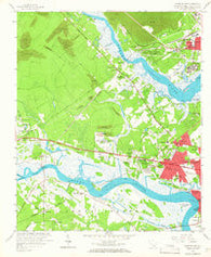 Johns Island South Carolina Historical topographic map, 1:24000 scale, 7.5 X 7.5 Minute, Year 1958