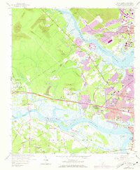 Johns Island South Carolina Historical topographic map, 1:24000 scale, 7.5 X 7.5 Minute, Year 1958