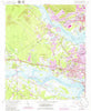 Johns Island South Carolina Historical topographic map, 1:24000 scale, 7.5 X 7.5 Minute, Year 1958
