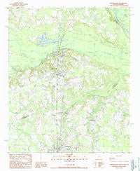 Johnsonville South Carolina Historical topographic map, 1:24000 scale, 7.5 X 7.5 Minute, Year 1990