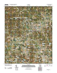 Johnston South Carolina Historical topographic map, 1:24000 scale, 7.5 X 7.5 Minute, Year 2011