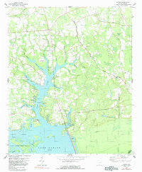 Jordan South Carolina Historical topographic map, 1:24000 scale, 7.5 X 7.5 Minute, Year 1980