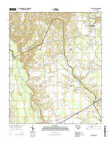 Kellytown South Carolina Current topographic map, 1:24000 scale, 7.5 X 7.5 Minute, Year 2014