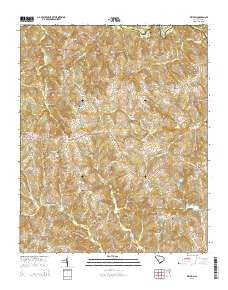 Kelton South Carolina Current topographic map, 1:24000 scale, 7.5 X 7.5 Minute, Year 2014