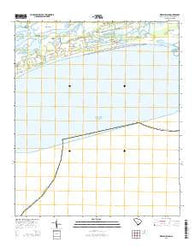 Kiawah Island South Carolina Current topographic map, 1:24000 scale, 7.5 X 7.5 Minute, Year 2014