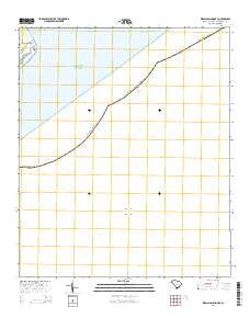 Kiawah Island OE E South Carolina Current topographic map, 1:24000 scale, 7.5 X 7.5 Minute, Year 2014