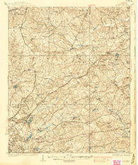 Killian South Carolina Historical topographic map, 1:62500 scale, 15 X 15 Minute, Year 1937
