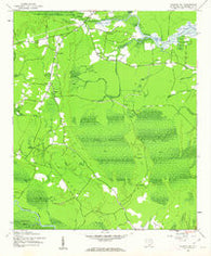 Kilsock Bay South Carolina Historical topographic map, 1:24000 scale, 7.5 X 7.5 Minute, Year 1943