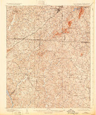 Kings Mountain North Carolina Historical topographic map, 1:62500 scale, 15 X 15 Minute, Year 1908