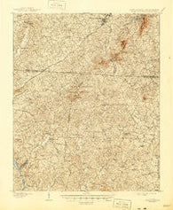Kings Mountain North Carolina Historical topographic map, 1:62500 scale, 15 X 15 Minute, Year 1908