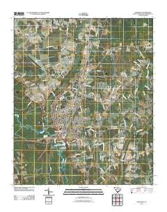 Kingstree South Carolina Historical topographic map, 1:24000 scale, 7.5 X 7.5 Minute, Year 2011