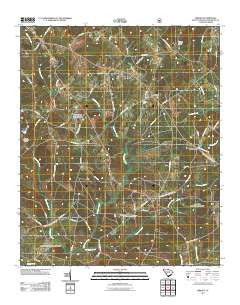Kirksey South Carolina Historical topographic map, 1:24000 scale, 7.5 X 7.5 Minute, Year 2011