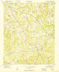 Kirksey South Carolina Historical topographic map, 1:24000 scale, 7.5 X 7.5 Minute, Year 1950