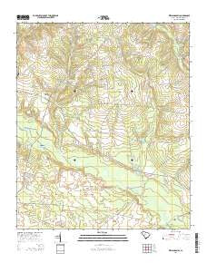Kitchings Mill South Carolina Current topographic map, 1:24000 scale, 7.5 X 7.5 Minute, Year 2014