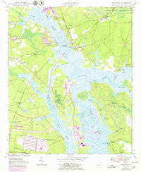 Kittredge South Carolina Historical topographic map, 1:24000 scale, 7.5 X 7.5 Minute, Year 1950