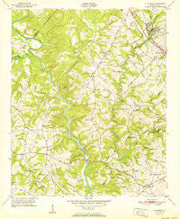 La France South Carolina Historical topographic map, 1:24000 scale, 7.5 X 7.5 Minute, Year 1951