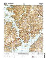 La France South Carolina Current topographic map, 1:24000 scale, 7.5 X 7.5 Minute, Year 2014