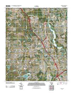 Ladson South Carolina Historical topographic map, 1:24000 scale, 7.5 X 7.5 Minute, Year 2011
