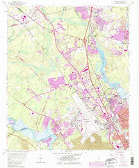 Ladson South Carolina Historical topographic map, 1:24000 scale, 7.5 X 7.5 Minute, Year 1958