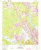 Ladson South Carolina Historical topographic map, 1:24000 scale, 7.5 X 7.5 Minute, Year 1958