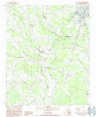 Lake City West South Carolina Historical topographic map, 1:24000 scale, 7.5 X 7.5 Minute, Year 1990