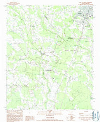 Lake City West South Carolina Historical topographic map, 1:24000 scale, 7.5 X 7.5 Minute, Year 1990
