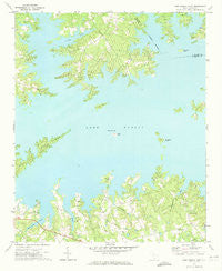 Lake Murray East South Carolina Historical topographic map, 1:24000 scale, 7.5 X 7.5 Minute, Year 1971
