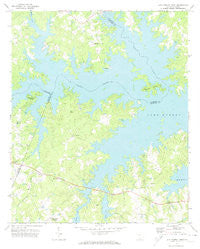 Lake Murray West South Carolina Historical topographic map, 1:24000 scale, 7.5 X 7.5 Minute, Year 1971