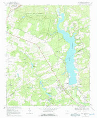 Lake Robinson South Carolina Historical topographic map, 1:24000 scale, 7.5 X 7.5 Minute, Year 1968