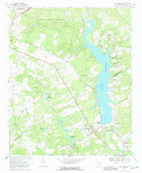 Lake Robinson South Carolina Historical topographic map, 1:24000 scale, 7.5 X 7.5 Minute, Year 1968