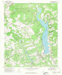 Lake Robinson South Carolina Historical topographic map, 1:24000 scale, 7.5 X 7.5 Minute, Year 1968