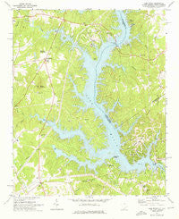 Lake Wylie South Carolina Historical topographic map, 1:24000 scale, 7.5 X 7.5 Minute, Year 1973