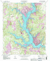 Lake Wylie South Carolina Historical topographic map, 1:24000 scale, 7.5 X 7.5 Minute, Year 1993