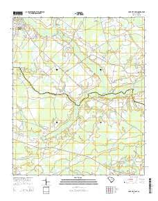 Lake City East South Carolina Current topographic map, 1:24000 scale, 7.5 X 7.5 Minute, Year 2014