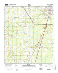 Lake City West South Carolina Current topographic map, 1:24000 scale, 7.5 X 7.5 Minute, Year 2014