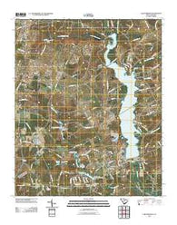 Lake Robinson South Carolina Historical topographic map, 1:24000 scale, 7.5 X 7.5 Minute, Year 2011