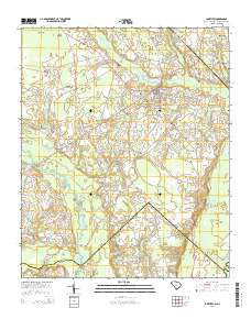 Lake View South Carolina Current topographic map, 1:24000 scale, 7.5 X 7.5 Minute, Year 2014