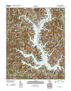 Lake Wylie South Carolina Historical topographic map, 1:24000 scale, 7.5 X 7.5 Minute, Year 2011