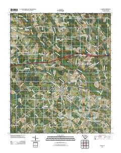 Lamar South Carolina Historical topographic map, 1:24000 scale, 7.5 X 7.5 Minute, Year 2011