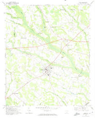 Lamar South Carolina Historical topographic map, 1:24000 scale, 7.5 X 7.5 Minute, Year 1969