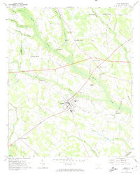 Lamar South Carolina Historical topographic map, 1:24000 scale, 7.5 X 7.5 Minute, Year 1969