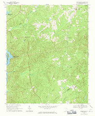 Lancaster SE South Carolina Historical topographic map, 1:24000 scale, 7.5 X 7.5 Minute, Year 1968