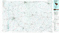 Lancaster South Carolina Historical topographic map, 1:100000 scale, 30 X 60 Minute, Year 1986