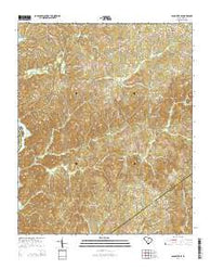 Lancaster SE South Carolina Current topographic map, 1:24000 scale, 7.5 X 7.5 Minute, Year 2014