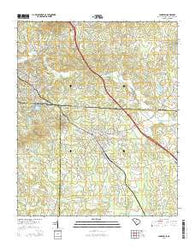 Landrum South Carolina Current topographic map, 1:24000 scale, 7.5 X 7.5 Minute, Year 2014