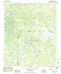 Landrum South Carolina Historical topographic map, 1:24000 scale, 7.5 X 7.5 Minute, Year 1983