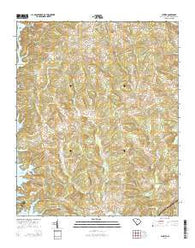 Latimer South Carolina Current topographic map, 1:24000 scale, 7.5 X 7.5 Minute, Year 2014