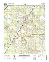 Latta South Carolina Current topographic map, 1:24000 scale, 7.5 X 7.5 Minute, Year 2014