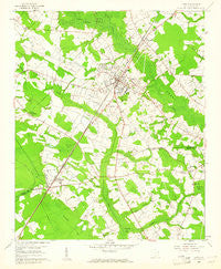 Latta South Carolina Historical topographic map, 1:24000 scale, 7.5 X 7.5 Minute, Year 1960