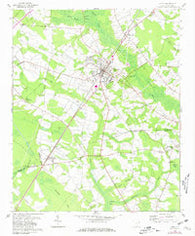 Latta South Carolina Historical topographic map, 1:24000 scale, 7.5 X 7.5 Minute, Year 1960